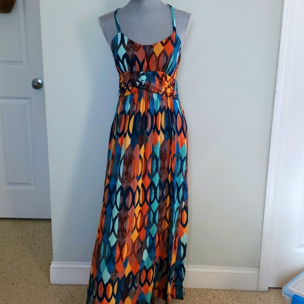 Maeve criss cross stapless dress